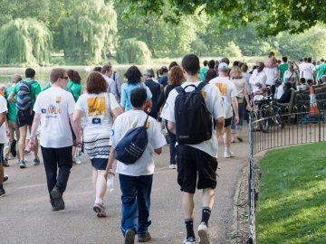 Best foot forward: Vardags joins charity walk