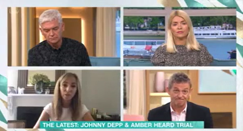 Alex McCready discusses Johnny Depp on ITV This Morning